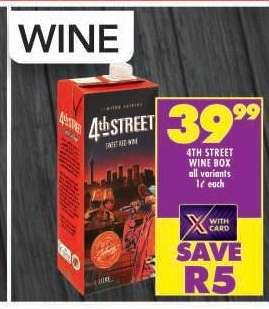 4th Street Wine Box