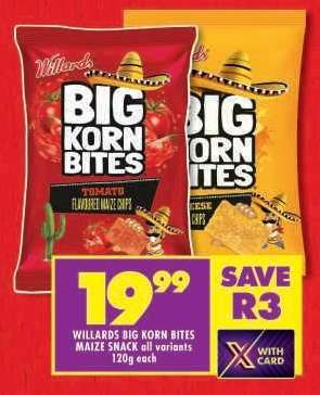 Willards Big Korn Bites