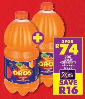 OROS Squash Concentrate