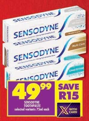SENSODYNE TOOTHPASTE