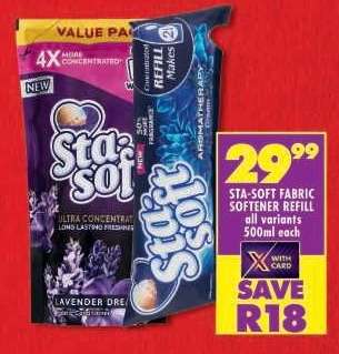 STA-SOFT FABRIC SOFTENER REFILL