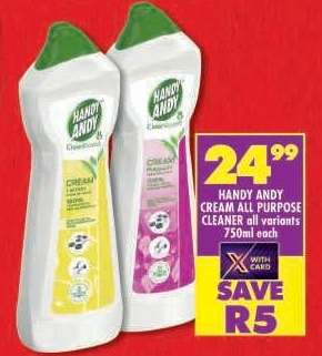 HANDY ANDY CREAM ALL PURPOSE CLEANER