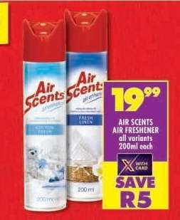 AIR SCENTS AIR FRESHENER