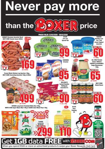 Boxer catalogue  - 23/02/2026 - 08/03/2026.