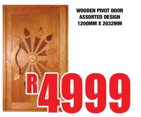 WOODEN PIVOT DOOR