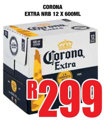 CORONA EXTRA NRB 12 X 600ML
