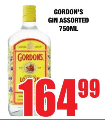 GORDON’S Gin Assorted 750ml