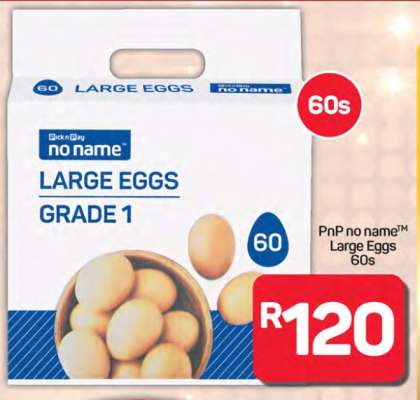PnP no name™ Large Eggs 60s