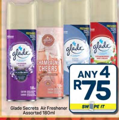 Glade Secrets Air Freshener Assorted 180ml