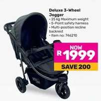 Deluxe 3 Wheel Jogger