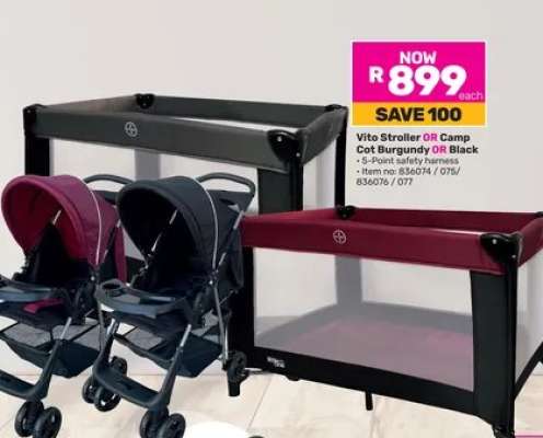 Vito Stroller OR Camp Cot