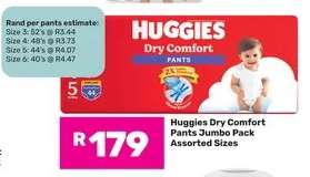 Huggies Dry Comfort Pants Jumbo Pack