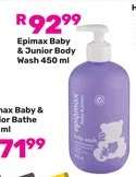 Epimax Baby & Junior Body Wash 450 ml