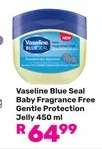 Vaseline Blue Seal Baby Fragrance Free Gentle Protection Jelly 450 ml