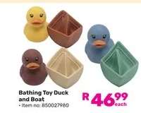 Bathing Toy Duck and Boat