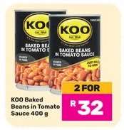 Koo Baked Beans in Tomato Sauce 400 g