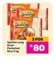 Spekko Long Grain Parboiled Rice 2 kg