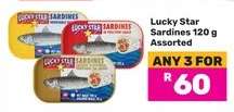 Lucky Star Sardines 120 g Assorted