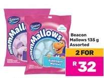 Beacon Mallows 135 g Assorted