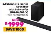 2.1 Channel B-Series Soundbar with Subwoofer (HW-B450F/X)