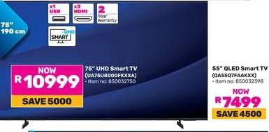 75" UHD Smart TV