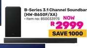B-Series 3.1 Channel Soundbar (HW-B650F/XA)