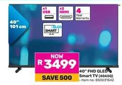 40" FHD QLED Smart TV (40A50)