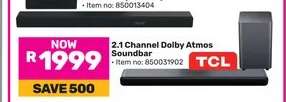2.1 Channel Dolby Atmos Soundbar