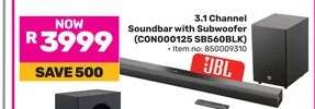 3.1 Channel Soundbar with Subwoofer