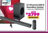 5.1 Channel 650 W Soundbar (SS586)