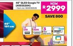 40” QLED Google TV (40E5520H)