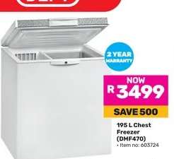 195 L Chest Freezer (DMF470)