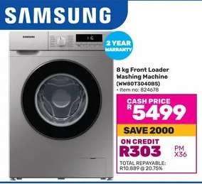 Samsung 8 kg Front Loader Washing Machine