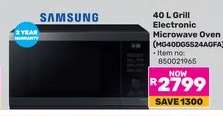 Samsung 40 L Grill Electronic Microwave Oven
