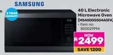 Samsung 40 L Electronic Microwave Oven