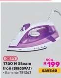 DEFY 1750 W Steam Iron (SI8059A1)