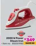 2000 W Power Steam Iron
