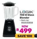 LOGIK 700 W Glass Blender