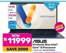 ASUS Vivobook Blue Intel Core i5 Processor