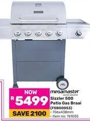 Sizzler 500 Patio Gas Braai