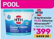 HTH 8 kg Granular PLUS Chlorine Mineralsoft