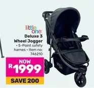 Little One Deluxe 3 Wheel Jogger