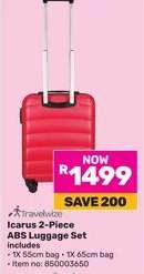 Icarus 2-Piece ABS Luggage Set