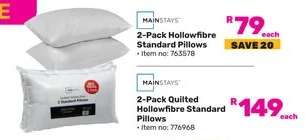 2-Pack Hollowfibre Standard Pillows