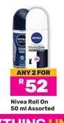 Nivea Roll On 50 ml Assorted