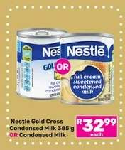 Nestlé Gold Cross Condensed Milk 385 g OR Condensed Milk