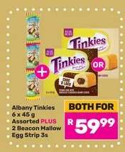 Albany Tinkies & Beacon Mallow Egg Strip