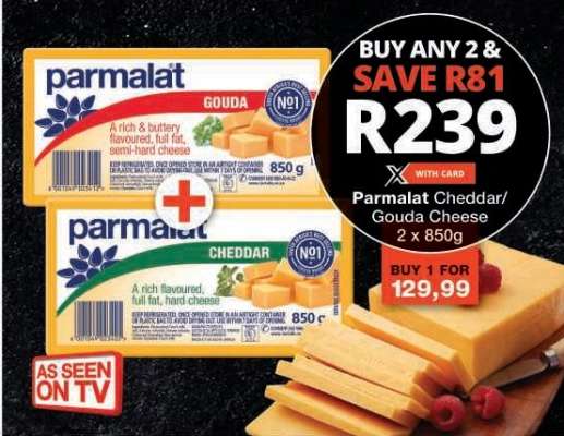 Parmalat Cheddar/Gouda Cheese