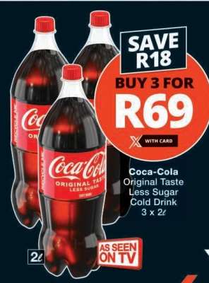 Coca-Cola Original Taste Less Sugar Cold Drink