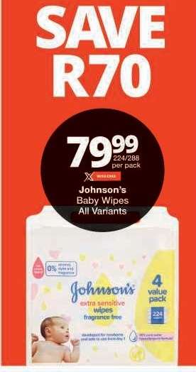 Johnson's Baby Wipes